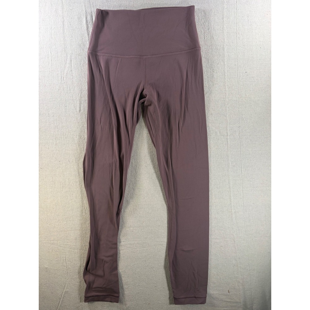 Lululemon Leggings Womens Approx Size 4 Purple High Rise Crop Athletic Tights